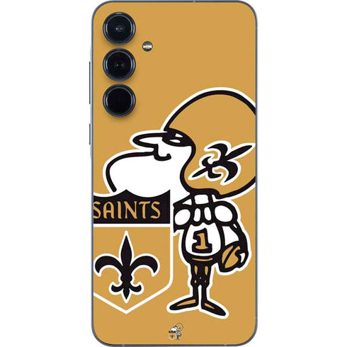NFL New Orleans Saints Retro Logo Galaxy A55 5G Skin